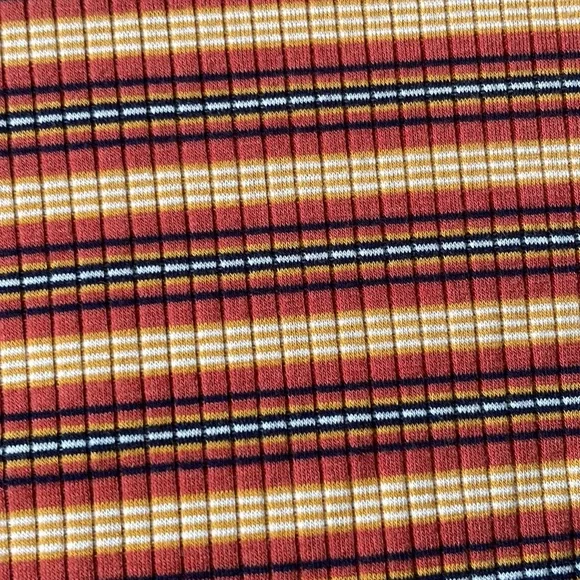 Vintage No Comment striped short sleeve button tee - Picture 4 of 5